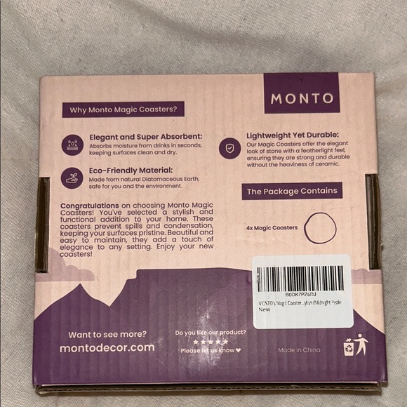 Gray Coaster Set - Picture 8 of 8